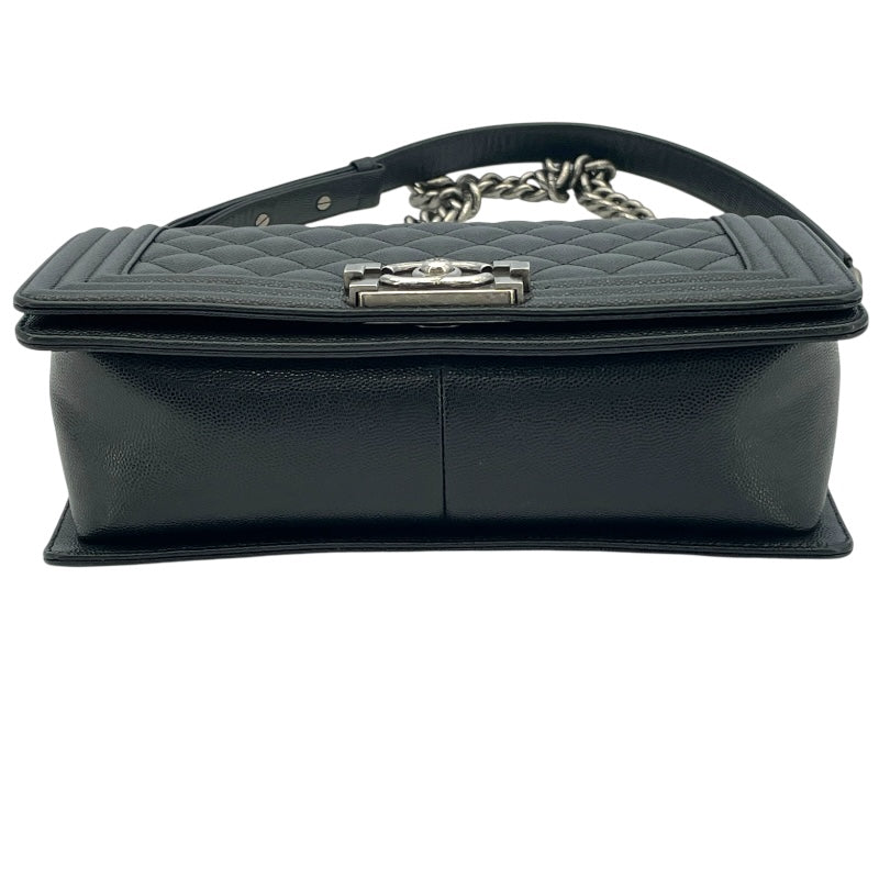 シャネル CHANEL ボーイシャネル25 A67086 ブラック キャビア レディース ショルダーバッグ
