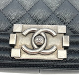 シャネル CHANEL ボーイシャネル25 A67086 ブラック キャビア レディース ショルダーバッグ
