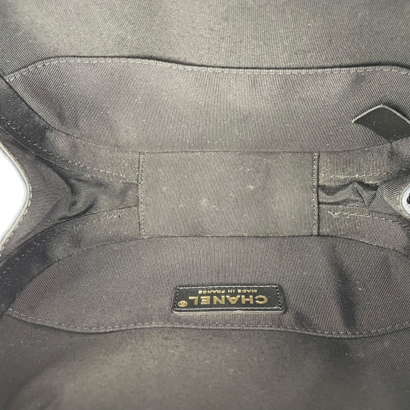 シャネル CHANEL 2WAY ショルダー 27番台 ネイビー GD金具 カーフ レディース ショルダーバッグ