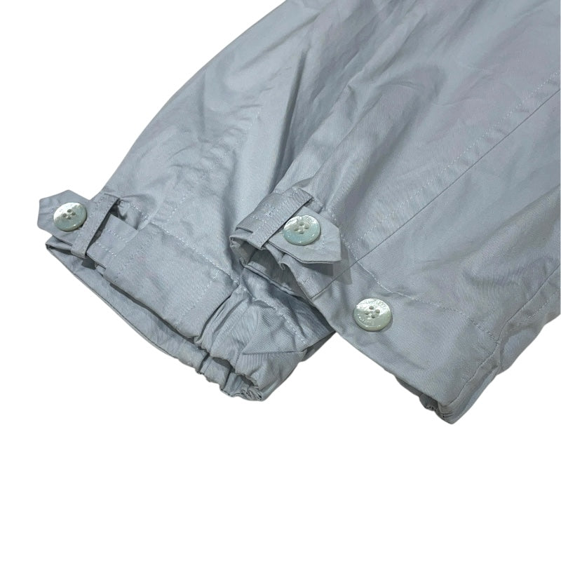 エルメス HERMES フロントジップシャツワンピース 4H0571DV ブルー コットン レディース ワンピース