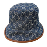 グッチ GUCCI GGデニムバケットハット 816543 インディゴ コットン メンズ その他ファッション雑貨