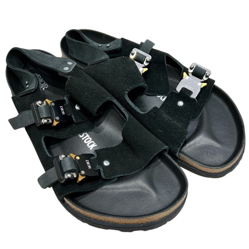クリスチャン・ディオール Christian Dior ×BIRKENSTOCK　MILANOサンダル スウェード レディース サンダル