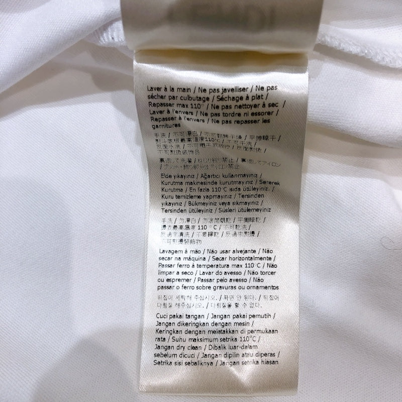 フェンディ FENDI ×FRAGMENT フロントロゴ半袖Tシャツ　2023 FY1144 ホワイト コットン メンズ 半袖Ｔシャツ