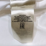 フェンディ FENDI ×FRAGMENT フロントロゴ半袖Tシャツ　2023 FY1144 ホワイト コットン メンズ 半袖Ｔシャツ