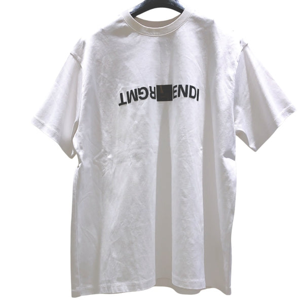 Fendi ロゴ 半袖Tシャツ FENDI モックネックロゴ半袖Tシャツ - メルカリ