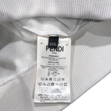 フェンディ FENDI ×MARC　JACOBS　総柄スウェットシャツ FY3938 ホワイト コットン メンズ スウェット
