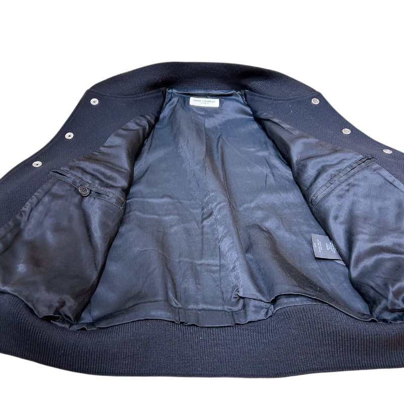 サンローラン SAINT LAURENT テディジャケット 2016年AW 376283 ブラック ウール メンズ ブルゾン