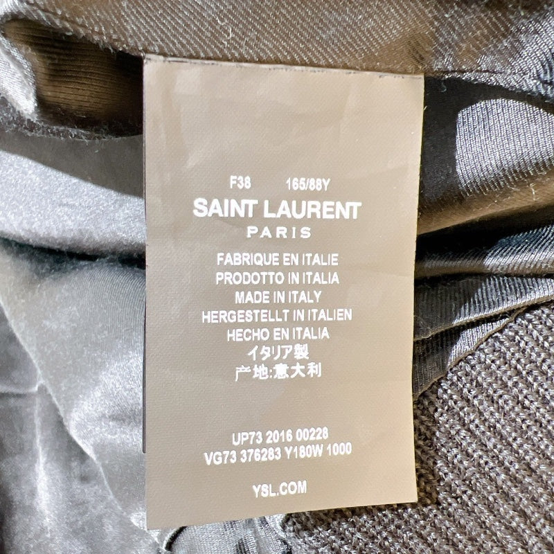 サンローラン SAINT LAURENT テディジャケット 2016年AW 376283 ブラック ウール メンズ ブルゾン