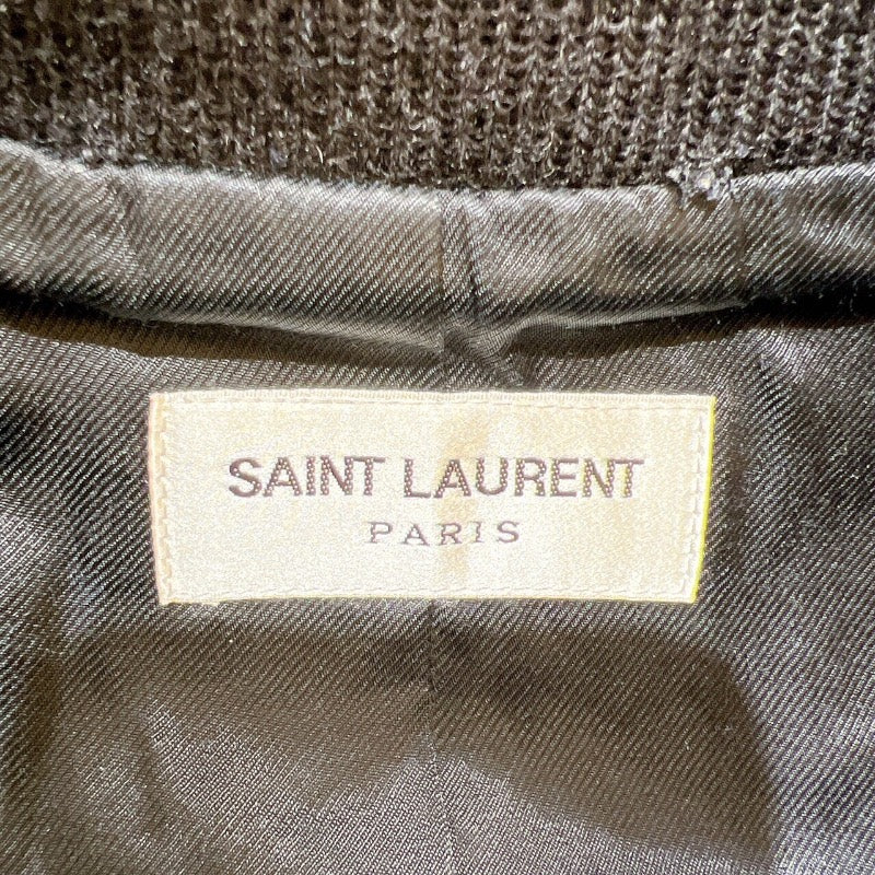 サンローラン SAINT LAURENT テディジャケット 2016年AW 376283 ブラック ウール メンズ ブルゾン