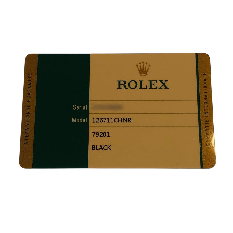 ロレックス ROLEX GMTマスター2 126711CHNR PG/SS メンズ 腕時計