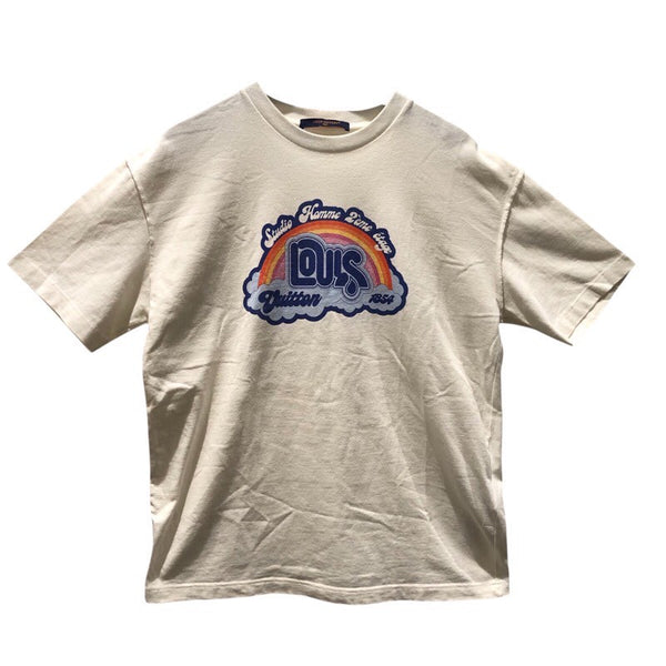 ルイ・ヴィトン LOUIS VUITTON プリントTシャツ HOY78W コットン メンズ 半袖Ｔシャツ