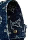ルイ・ヴィトン LOUIS VUITTON モノグラム総柄デニムジャケット 18AW HFA01W ネイビー コットン メンズ デニムジャケット