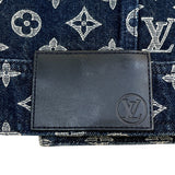 ルイ・ヴィトン LOUIS VUITTON モノグラム総柄デニムジャケット 18AW HFA01W ネイビー コットン メンズ デニムジャケット