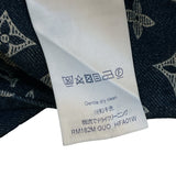 ルイ・ヴィトン LOUIS VUITTON モノグラム総柄デニムジャケット 18AW HFA01W ネイビー コットン メンズ デニムジャケット