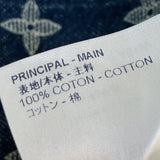 ルイ・ヴィトン LOUIS VUITTON モノグラム総柄デニムジャケット 18AW HFA01W ネイビー コットン メンズ デニムジャケット