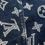ルイ・ヴィトン LOUIS VUITTON モノグラム総柄デニムジャケット 18AW HFA01W ネイビー コットン メンズ デニムジャケット