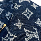 ルイ・ヴィトン LOUIS VUITTON モノグラム総柄デニムジャケット 18AW HFA01W ネイビー コットン メンズ デニムジャケット