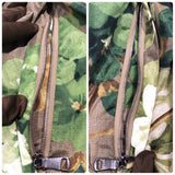 グッチ GUCCI ボタニカル柄ナイロンパーカー 407636 グリーン ナイロン レディース ナイロンジャケット