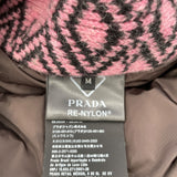 プラダ PRADA RE－NYLON　ニットボンバージャケット SGB895 ブラウン ナイロン メンズ ブルゾン