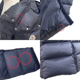 モンクレール MONCLER HERMINE ロングダウンコート 320934933905 53048 ネイビー ナイロン100% レディース ダウンジャケット