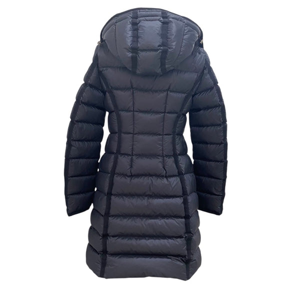 モンクレール MONCLER HERMINE ロングダウンコート 320934933905 53048 ネイビー ナイロン100% レディース ダウンジャケット