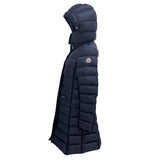 モンクレール MONCLER HERMINE ロングダウンコート 320934933905 53048 ネイビー ナイロン100% レディース ダウンジャケット