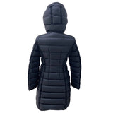 モンクレール MONCLER HERMINE ロングダウンコート 320934933905 53048 ネイビー ナイロン100% レディース ダウンジャケット
