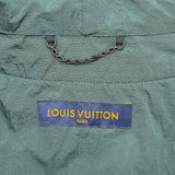 ルイ・ヴィトン LOUIS VUITTON パッチワークベースボールジャージーブルゾン HNB85W ホワイト ナイロン メンズ ブルゾン