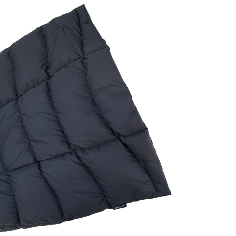 モンクレール MONCLER HIRONDELLE ファー付ロングダウンコート E20934934520 54155 ネイビー ナイロン ダウン レディース ダウンジャケット