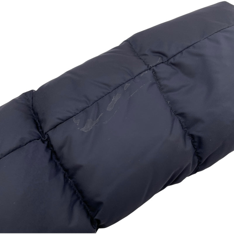 モンクレール MONCLER HIRONDELLE ファー付ロングダウンコート E20934934520 54155 ネイビー ナイロン ダウン レディース ダウンジャケット