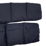 モンクレール MONCLER HIRONDELLE ファー付ロングダウンコート E20934934520 54155 ネイビー ナイロン ダウン レディース ダウンジャケット