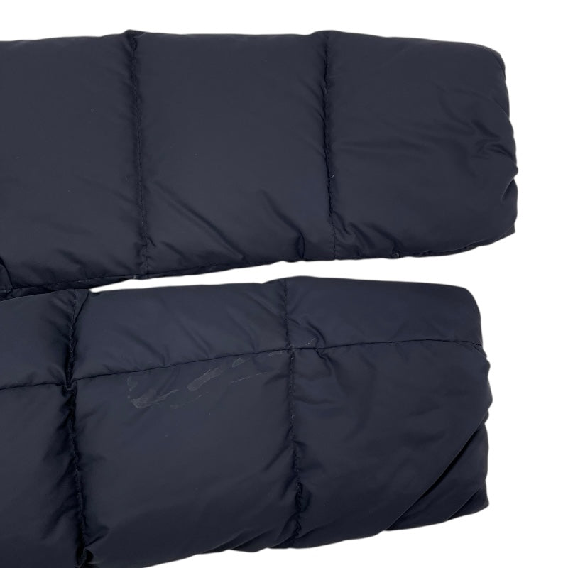 モンクレール MONCLER HIRONDELLE ファー付ロングダウンコート E20934934520 54155 ネイビー ナイロン ダウン レディース ダウンジャケット