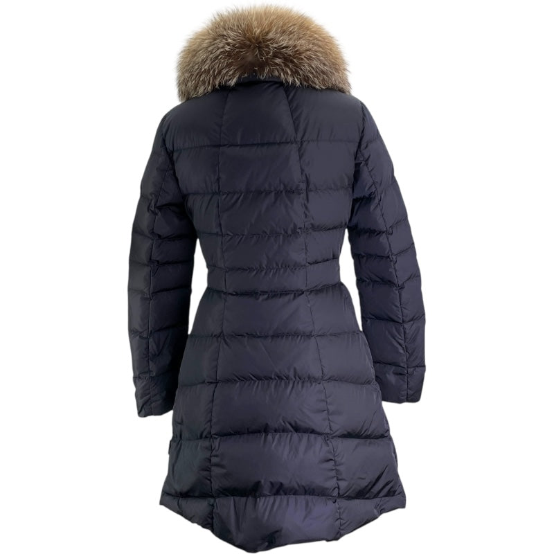 モンクレール MONCLER HIRONDELLE ファー付ロングダウンコート