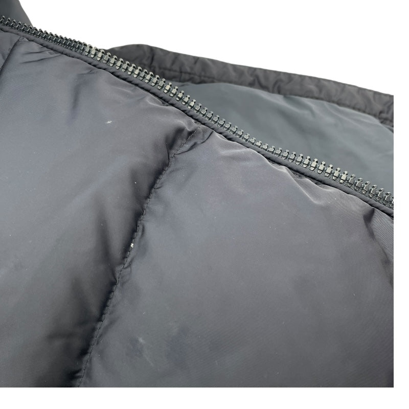 モンクレール MONCLER HIRONDELLE ファー付ロングダウンコート E20934934520 54155 ネイビー ナイロン ダウン レディース ダウンジャケット