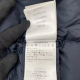 モンクレール MONCLER HIRONDELLE ファー付ロングダウンコート E20934934520 54155 ネイビー ナイロン ダウン レディース ダウンジャケット