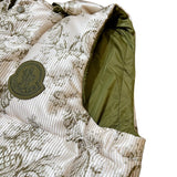 モンクレール MONCLER MONCLER ×GEUNIUS RABEH ダウンベスト 2022年AW カーキ ポリエステル メンズ ダウンベスト