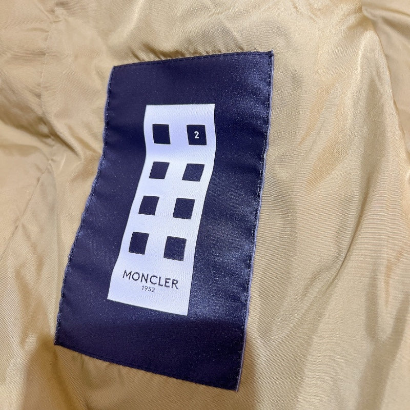 モンクレール MONCLER MONCLER ×GEUNIUS RABEH ダウンベスト 2022年AW カーキ ポリエステル メンズ ダウンベスト