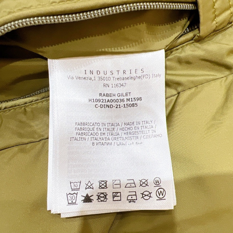 モンクレール MONCLER MONCLER ×GEUNIUS RABEH ダウンベスト 2022年AW カーキ ポリエステル メンズ ダウンベスト