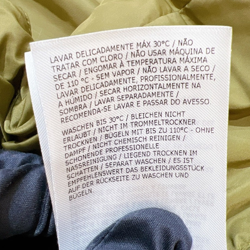 モンクレール MONCLER MONCLER ×GEUNIUS RABEH ダウンベスト 2022年AW カーキ ポリエステル メンズ ダウンベスト