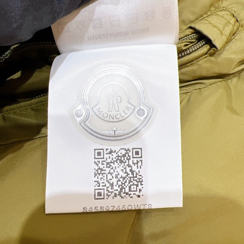 モンクレール MONCLER MONCLER ×GEUNIUS RABEH ダウンベスト 2022年AW カーキ ポリエステル メンズ ダウンベスト