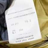 モンクレール MONCLER MONCLER ×GEUNIUS RABEH ダウンベスト 2022年AW カーキ ポリエステル メンズ ダウンベスト