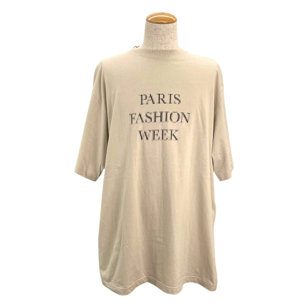 バレンシアガ BALENCIAGA PARIS FASHION WEEK グレー コットン メンズ 半袖Ｔシャツ