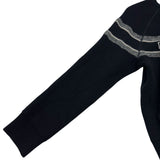 クリスチャン・ディオール Christian Dior オブリーク総柄リバーシブルニットセーター ネイビー レディース セーター