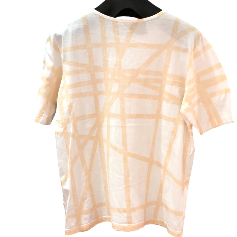 エルメス HERMES ボルデュック総柄プリントTシャツ ホワイト