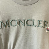 モンクレール MONCLER ロゴ刺繡Tシャツ 8C000 ナッツベージュ コットン コットン レディース 半袖Ｔシャツ