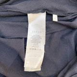 グッチ GUCCI スパンコール装飾ロゴプリント長袖Ｔシャツ 479477 ブラック コットン メンズ 長袖Ｔシャツ