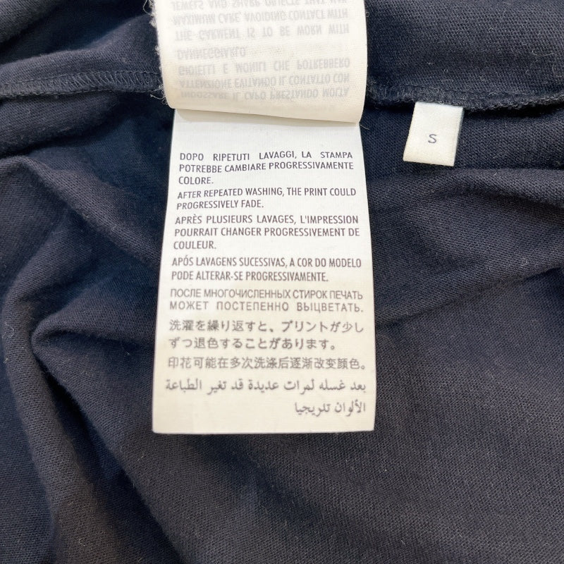 グッチ GUCCI スパンコール装飾ロゴプリント長袖Ｔシャツ 479477 ブラック コットン メンズ 長袖Ｔシャツ