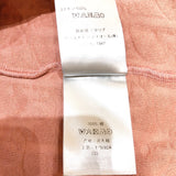 クリスチャン・ディオール Christian Dior オブリーク総柄テリーコットンTシャツ 113J692A0614 ベージュピンク コットン メンズ 半袖Ｔシャツ