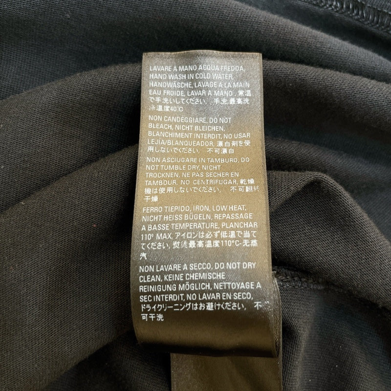 バレンシアガ BALENCIAGA ロゴプリントTシャツ　2021年 612966 ブラック コットン メンズ 半袖Ｔシャツ