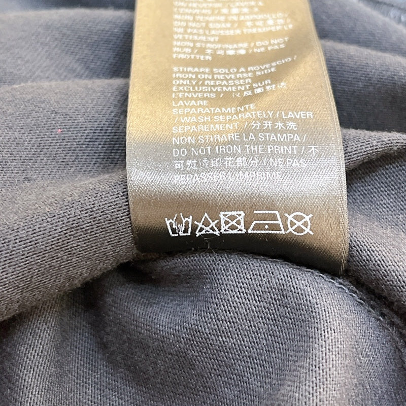 バレンシアガ BALENCIAGA ロゴプリントTシャツ　2021年 612966 ブラック コットン メンズ 半袖Ｔシャツ